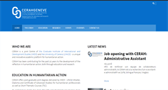 Desktop Screenshot of cerahgeneve.ch